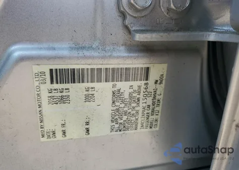 2010 Nissan Altima Hybrid из США, поврежденный, VIN 1N4CL2APXAC150568